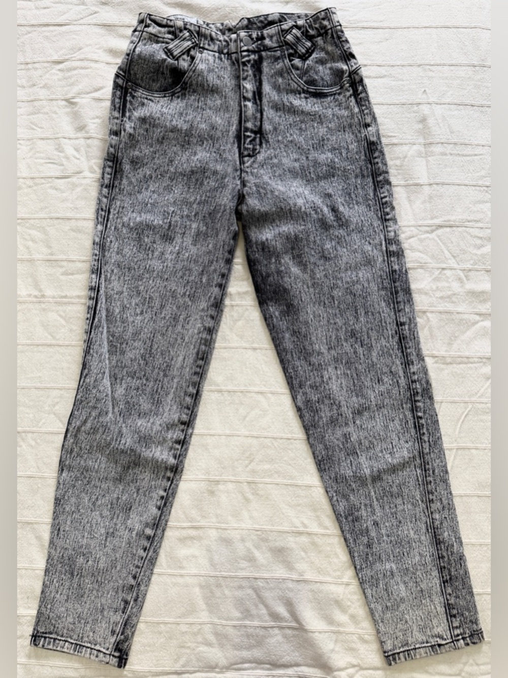 Amazing High-Rise Black Acid Wash Jeans